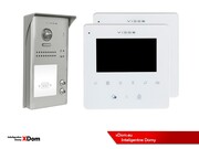 Zestaw Wideodomofon dwurodzinny Vidos z czytnikiem RFID S1102A monitor M1022W 5907281206228 S1102A_M1022W