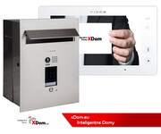 Wideodomofon cyfrowy Vidos S1401D-SKP M1021W-2 z szyfratorem 5907281202695 S1401D-SKP M1021W-2
