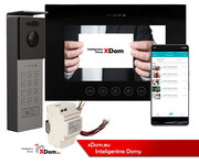 Wideodomofon Vidos z natynkową stacją S12D z szyfratorem i dotykowym monitorem M11B-X 5905896923035 S12D_M11B-X