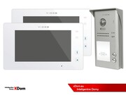Zestaw Wideodomofon dwurodzinny Vidos z czytnikiem RFID S1102A monitor M1021W2 5907281206228 S1102A_M1021W2