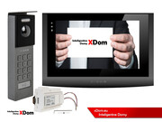 Wideodomofon Vidos z natynkową stacją S202 z szyfratorem i dotykowym monitorem M200B 5907281201742 S202M200B