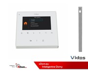 Zestaw jednorodzinny wideodomofonu VIDOS. Słupek z wideodomofonem. Monitor 4'' S1201-SP_M1022W S1201-SP_M1022W 1