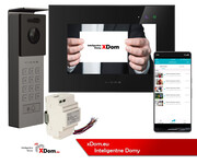 Wideodomofon Vidos z natynkową stacją S12D z szyfratorem i dotykowym monitorem M10B-X 5907281202510 S12D_M10B-X