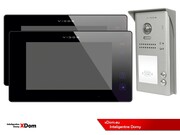 Zestaw Wideodomofon dwurodzinny Vidos z czytnikiem RFID S1102A monitor M1021B2 5907281206228 S1102A_M1021B2