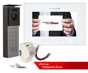 Wideodomofon Vidos z natynkową stacją S12D z szyfratorem i dotykowym monitorem M11W 5905896923158 S12D_M11W