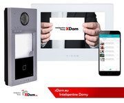 ZESTAW WIDEODOMOFONU IP Z CZYTNIKIEM RFID VIDOS S2401-N_M2010 5907281207416 S2401-N _ M2010W