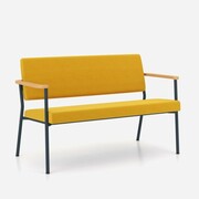 Zone Sofa 2 4L z bejcowanymi podłokietnikami