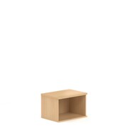 Nadstawka biurowa MBSN 160. Wysokość 38,9 cm, szerokość 60 cm, głębokość 38,5 cm.