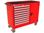 Wózek warsztatowy TRUCK z 9 szufladami i drzwiami PT-211-40
