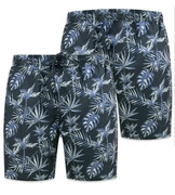 Duże Szorty Kąpielowe Hawajskie CLEETHORPES-D555