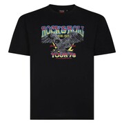 Duży T-shirt Męski Czarny ESPIONAGE