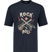 Koszulka Męska Extra Długa T-shirt Granatowy ADAMO Duże Rozmiary