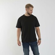 Duży T-shirt Męski Gładki Czarny 99010 NORTH 56°4