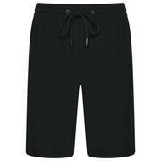 Spodenki Męskie z Kieszeniami na Zamek Czarne KAM 100% bawełna Duże Rozmiary