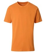 Duży T-shirt Męski Gładki Pomarańczowy CASAMODA