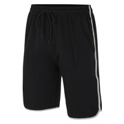 Duże Szorty Dresowe Męskie Czarne KAM