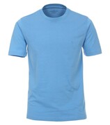 Duży T-shirt Męski Błękitny CASAMODA