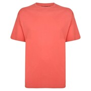 T-shirt Męski Gładki Koralowy ESPIONAGE Duże Rozmiary