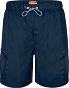 Duże Męskie Szorty Kąpielowe Granatowe KAM