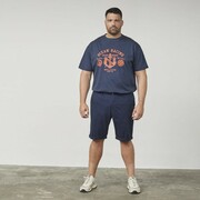 Spodenki Męskie Eleganckie Granatowe NORTH LATITUDE Duże Rozmiary