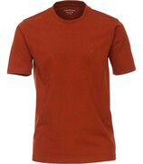 Duży T-shirt Męski Gładki Czerwony CASAMODA