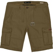 Spodenki Męskie Bojówki z Paskiem Brązowe DOUBLE OUTFITTERS Duże Rozmiary