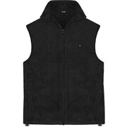 Bezrękawnik Męski Polarowy Czarny MFT-7002 DOUBLE