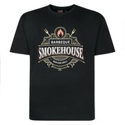 Duża Koszulka Męska T-shirt z Nadrukiem Czarny ESPIONAGE