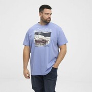 Duży T-shirt Męski dla Bardzo Wysokich NORTH LATITUDE