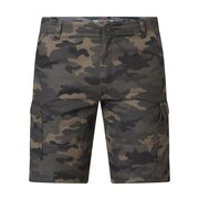 MARTY-D555 Duże Szorty Moro Zielone