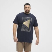 Duży T-shirt Męski Granatowy NORTH LATITUDE