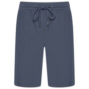 Spodenki Męskie z Kieszeniami na Zamek Niebieskie 100% bawełna KAM Duże Rozmiary