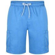 Duże Męskie Szorty Kąpielowe Niebieskie KAM