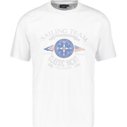 Koszulka Męska Extra Długa T-shirt Biały ADAMO Duże Rozmiary