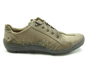 PÓŁBUTY KREZUS 224 BRĄZOWE, SKÓRA, PRODUKT POLSKI PRIMOKR