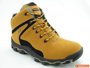 OCIEPLANE TREKKINGI MĘSKIE 6247 CAMEL SKÓRA BADOXX