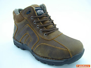 OCIEPLANE TRAPERY MĘSKIE MSD-8805 BRĄZOWE SKÓRA HANSON