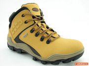 OCIEPLANE TREKKINGI MĘSKIE 903 CAMEL SKÓRA FANCO