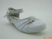 PÓŁBUTY DZIEWCZĘCE 3KM-213 BIAŁE BADOXX