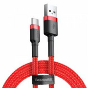 Kabel USB-C Baseus Cafule 3A 0.5m czerwony nazwa