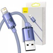Kabel USB do Lightning Baseus Crystal Shine, 2.4A, 2m fioletowy nazwa