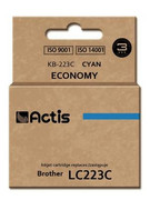 Tusz ACTIS KB-223C Brother LC223C 10 ml niebieski nazwa