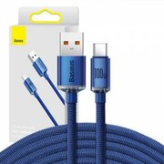Kabel USB do USB-C Baseus Crystal Shine, 100W, 2m, niebieski nazwa