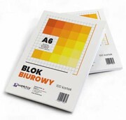 Blok biurowy Wektor A6 100 kartek w kratkę nazwa