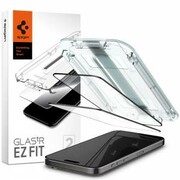 Szkło hartowane Spigen Glas.tr ”ez Fit” Fc 2-pack do Iphone 15 Pro Black nazwa