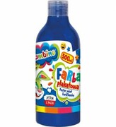 Farba plakatowa w butelce BAMBINO 500 ml. - niebieska nazwa