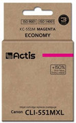 Actis KC-551M tusz magenta do drukarki Canon (zamiennik CLI-551M) - zdjęcie 1