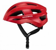 Kask rowerowy Rockbros z zamontowaną lampką uniwersalny 55-60cm czerwony nazwa