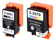 Zestaw 2x tusz do Epson do WF-100W - czarny T2661 kolor T2670 nazwa