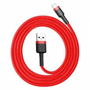Kabel Lightning USB Baseus Cafule 2.4A 1m (czerwony) nazwa